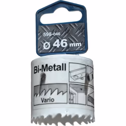 kwb 598046, Unique, Perceuse, Aluminium, Cuivre, Plaque de plâtre, Plastique, Acier, Bois, Blanc, Bimétal, Acier rapide, Acie ...