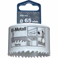 kwb 598065, Unique, Perceuse, Aluminium, Cuivre, Plaque de plâtre, Plastique, Acier, Bois, Blanc, Bimétal, Acier rapide, Acie ...