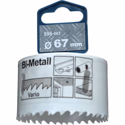 kwb 598067, Unique, Perceuse, Aluminium, Cuivre, Plaque de plâtre, Plastique, Acier, Bois, Blanc, Bimétal, Acier rapide, Acie ...
