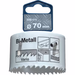 kwb 598070, Unique, Perceuse, Aluminium, Cuivre, Plaque de plâtre, Plastique, Acier, Bois, Blanc, Bimétal, Acier rapide, Acie ...