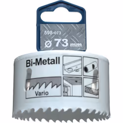 kwb 598073, Unique, Perceuse, Aluminium, Cuivre, Plaque de plâtre, Plastique, Acier, Bois, Blanc, Bimétal, Acier rapide, Acie ...