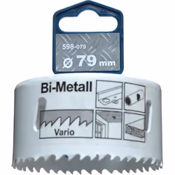 kwb 598079, Unique, Perceuse, Aluminium, Cuivre, Plaque de plâtre, Plastique, Acier, Bois, Blanc, Bimétal, Acier rapide, Acie ...