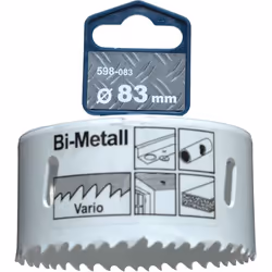 kwb 598083, Unique, Perceuse, Aluminium, Cuivre, Plaque de plâtre, Plastique, Acier, Bois, Blanc, Bimétal, Acier rapide, Acie ...