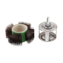 kwb 602600 Roue de fil et brosse en fil d'acier Roue à rayons 11 cm