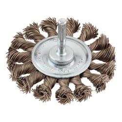 kwb 603030 Roue de fil et brosse en fil d'acier Roue à rayons 7 cm