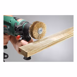 kwb 604030 Roue de fil et brosse en fil d'acier Roue à rayons 8 cm