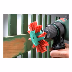kwb 604630 Roue de fil et brosse en fil d'acier Roue à rayons 10 cm