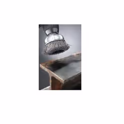 kwb 606230 Roue de fil et brosse en fil d'acier Brosse coupe 5 cm