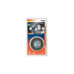 kwb 607830 Roue de fil et brosse en fil d'acier Roue à rayons 7,5 cm