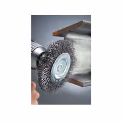 kwb 607930 Roue de fil et brosse en fil d'acier Roue à rayons 10 cm