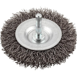 kwb 607933 Roue de fil et brosse en fil d'acier Roue à rayons 10 cm