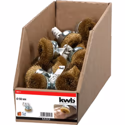 kwb 609113, Brosse coupe, 6 mm, 5 cm, 0,2 mm, Métal, pierre, Métal