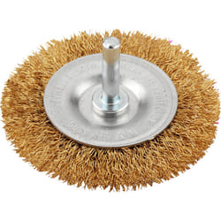 kwb 609310 Roue de fil et brosse en fil d'acier Roue à rayons 7,5 cm
