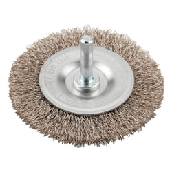 kwb 609810 Roue de fil et brosse en fil d'acier Roue à rayons 7,5 cm