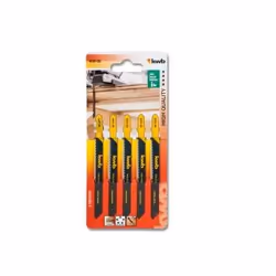 kwb 610325, Lames de scie sauteuse, Panneau aggloméré, Bois de construction (épais), Fibre de bois, Bois dur, Acier fin au ca ...