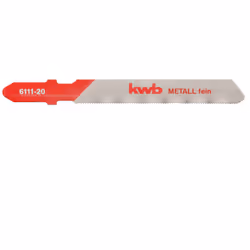 kwb 611120, Lames de scie sauteuse, Tôle métallique, Acier rapide, Orange, Acier inoxydable, 0,7 mm, 7,6 cm