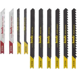 KWB - 617230 lames de scie à métaux S-30 tige universelle pour métaux et bois