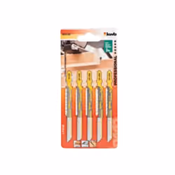 kwb 620225, Lames de scie sauteuse, Panneau aggloméré, Fibre de verre, Fibre de bois, Bois dur, Plastique, Plastique mou, Boi ...