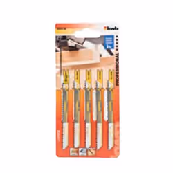 kwb 620235, Lames de scie sauteuse, Panneau aggloméré, Fibre de verre, Fibre de bois, Bois dur, Laminé, Plastique, Bois, Bimé ...