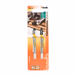 kwb 620520, Lames de scie sauteuse, Bois dur, Plastique, Bois, Bimétal, Orange, Acier inoxydable, 1,7 mm, 8,3 cm