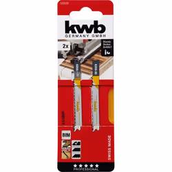 kwb 620530 Lame de scie sauteuse, à chantourner et sabre Lames de scie sauteuse Bimétal 2 pièce(s)