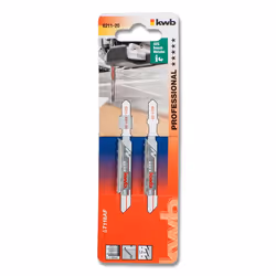 kwb 621120 Lame de scie sauteuse, à chantourner et sabre Lames de scie sauteuse Bimétal 2 pièce(s)