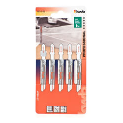 kwb 621125 Lame de scie sauteuse, à chantourner et sabre Lames de scie sauteuse Bimétal 5 pièce(s)