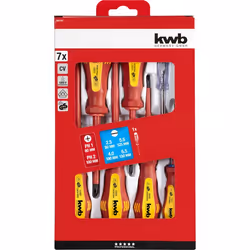 kwb 665307 Tournevis manuel Jeu Tournevis plat