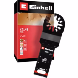 ORIGINAL EINHELL LAME DE SCIE PLONGEANTE EN ACIER CARBONE POUR LE BOIS (FINITION PTFE, DENTURE BOIS, PROFONDEUR 48 MM, ÉCHELL ...