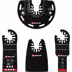 Le 4 pièces L'ensemble multi-outils d' Einhell propose une sélection pratique d'accessoires multi-outils avec une variété d'u ...