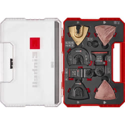 Set de 70 Accessoires universels pour outils multifonctions pour le bois et métal (lame de scie plongeante CrV, lame de scie semi-circulaire hcs,