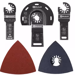 Einhell 49708950, Kit d'accessoires, Métal, Plastique, Bois, Noir, Marron, 17 pièce(s)