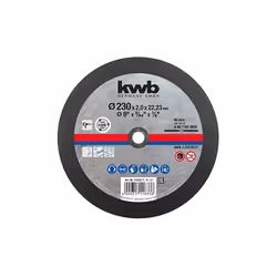 Chaque disque à tronçonner est extra fin pour une perte de matériau et a une taille de 230 mm x 1,9 mm avec un alésage de 22, ...