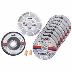 KWB 712041 DISQUE À TRONÇONNER DIAMANT FIN POUR MEULEUSE DANGLE 115 M