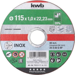 kwb 712115 Disque à tronçonner 1 pièce 150 mm 22.23 mm 1 pc(s)
