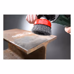kwb 719110 Roue de fil et brosse en fil d'acier Brosse coupe 10 cm - Vue supplémentaire 2
