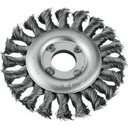 kwb 719530 Roue de fil et brosse en fil d'acier Roue à rayons 11,5 cm