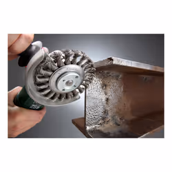 kwb 719530 Roue de fil et brosse en fil d'acier Roue à rayons 11,5 cm