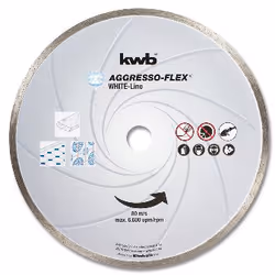 kwb 725140, Disque de coupe, Céramique dure, Marbre, Carrelage, Toutes marques, 2,2 cm, 11,5 cm, 5 mm