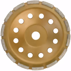 Le disque de ponçage diamant a un diamètre de 180 mm. Adapté au ponçage des ouvrages de maçonnerie, des chapes en mortier et ...