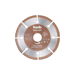 KWB - 790140 easy-cut disque à tronçonner universel en métal dur 115 mm x 1,0 mm pour divers matériaux alésage 22,23 mm 115 mm