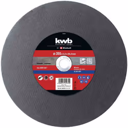 Disque de coupe pour machine de découpe de métaux Pour une vitesse de rotation maximal de 4 400 tours par minute Épaisseur :  ...