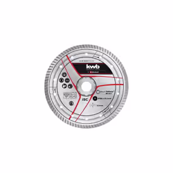 Disque Turbo diamanté 200x25,4 mm KWB