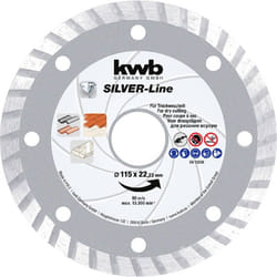KWB - 797870 Disque à tronçonner diamanté Diamètre 230 mm ø de perçage 22.23 mm Pierre 1 pc(s)