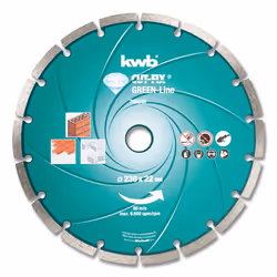 kwb 798840, Disque de coupe, 2,2 cm, 23 cm, 2,2 mm, 7 mm, Vert