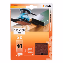 kwb 818004 Accessoire de ponceuse 5 pièce(s) pâte sablée