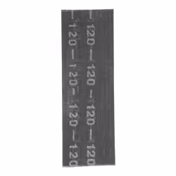 kwb 854820, Feuillet abrasif, P120, Carbure de silicium, Décapant, Élimination de la rouille, Noir, 280 mm