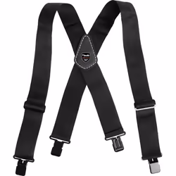 kwb 908110, Bretelles croisées dans le dos, Adulte, Mâle, Noir, Attache sur fermeture, 51 mm