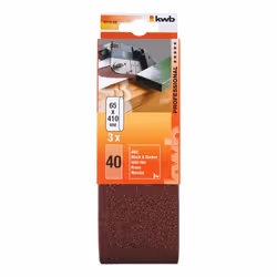 kwb 911404 Accessoire de ponceuse 3 pièce(s) Bande abrasive