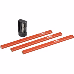 Informations techniques Contenu: 3 pc(s) Type de produit: Crayon de charpentier Crayons de charpentier avec pointe, 4 pcs. No ...